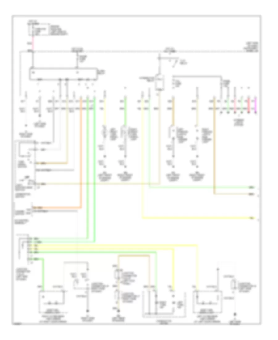 Exterior Lamps Wiring Diagram (1 of 2) for Scion tC 2010