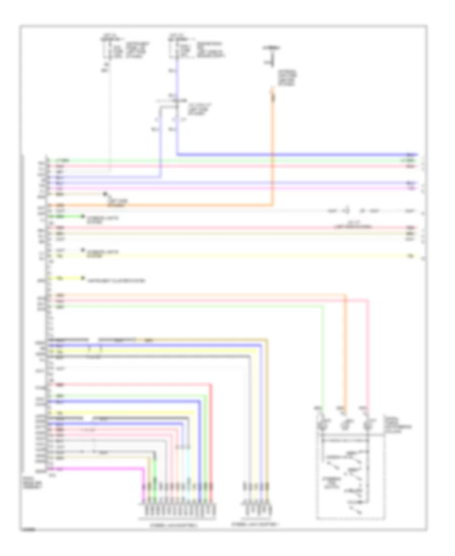 Radio Wiring Diagram 1 of 2 for Scion tC 2010