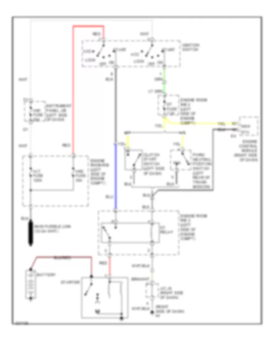 Starting Wiring Diagram for Scion tC 2010