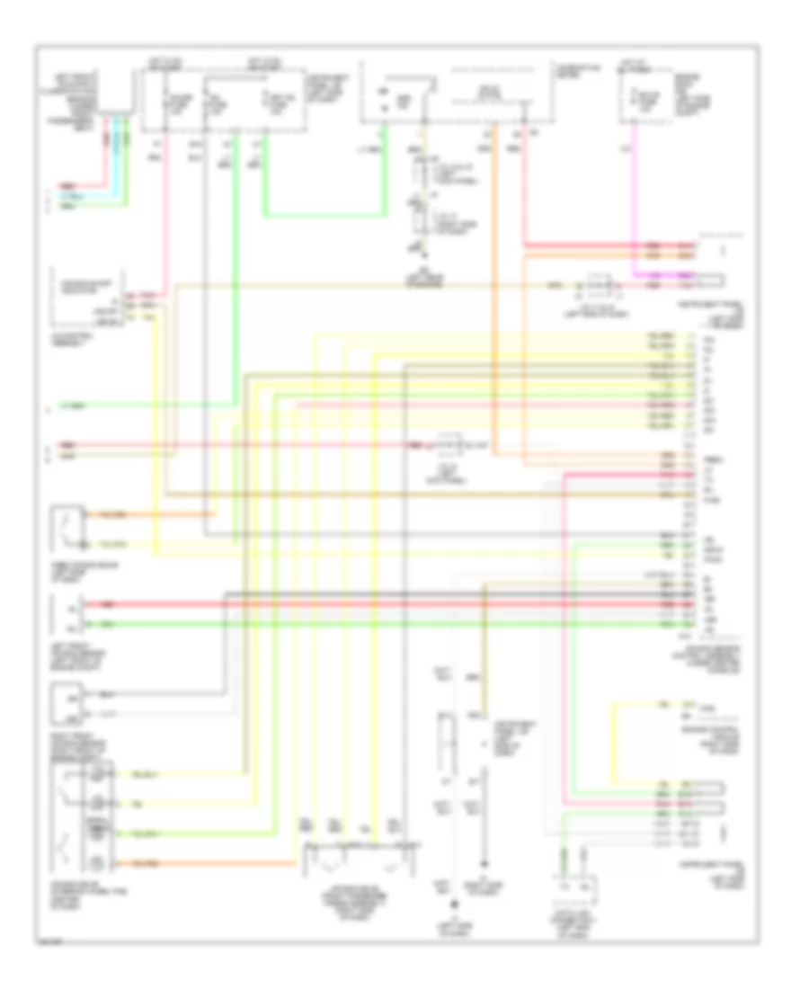 Supplemental Restraints Wiring Diagram (2 of 2) for Scion tC 2010