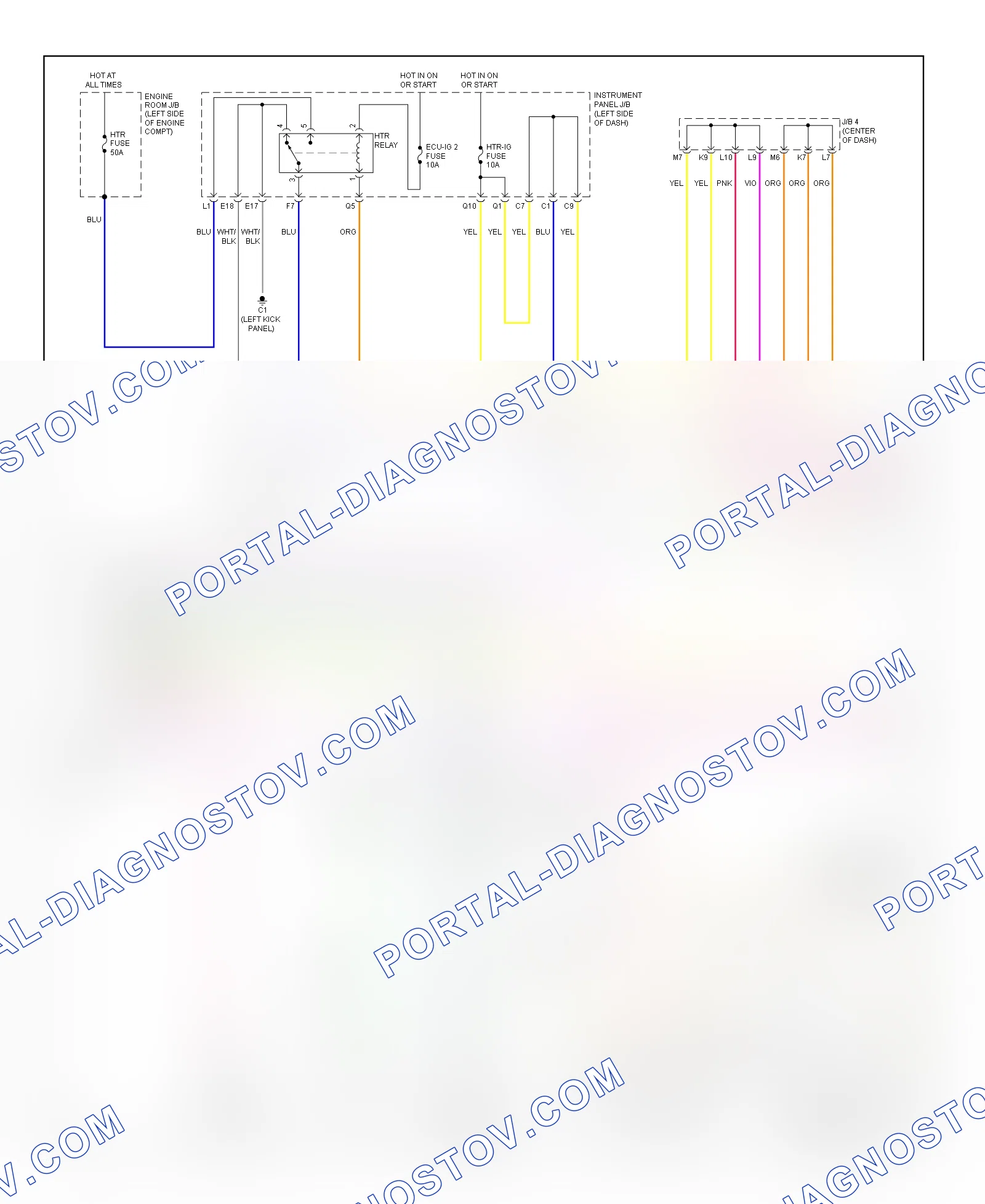 Manual A C Wiring Diagram 1 of 2 for Scion xB 2010