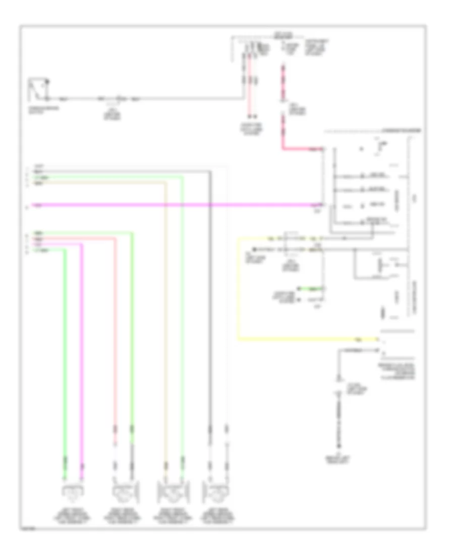 Anti-lock Brakes Wiring Diagram (2 of 2) for Scion xB 2010