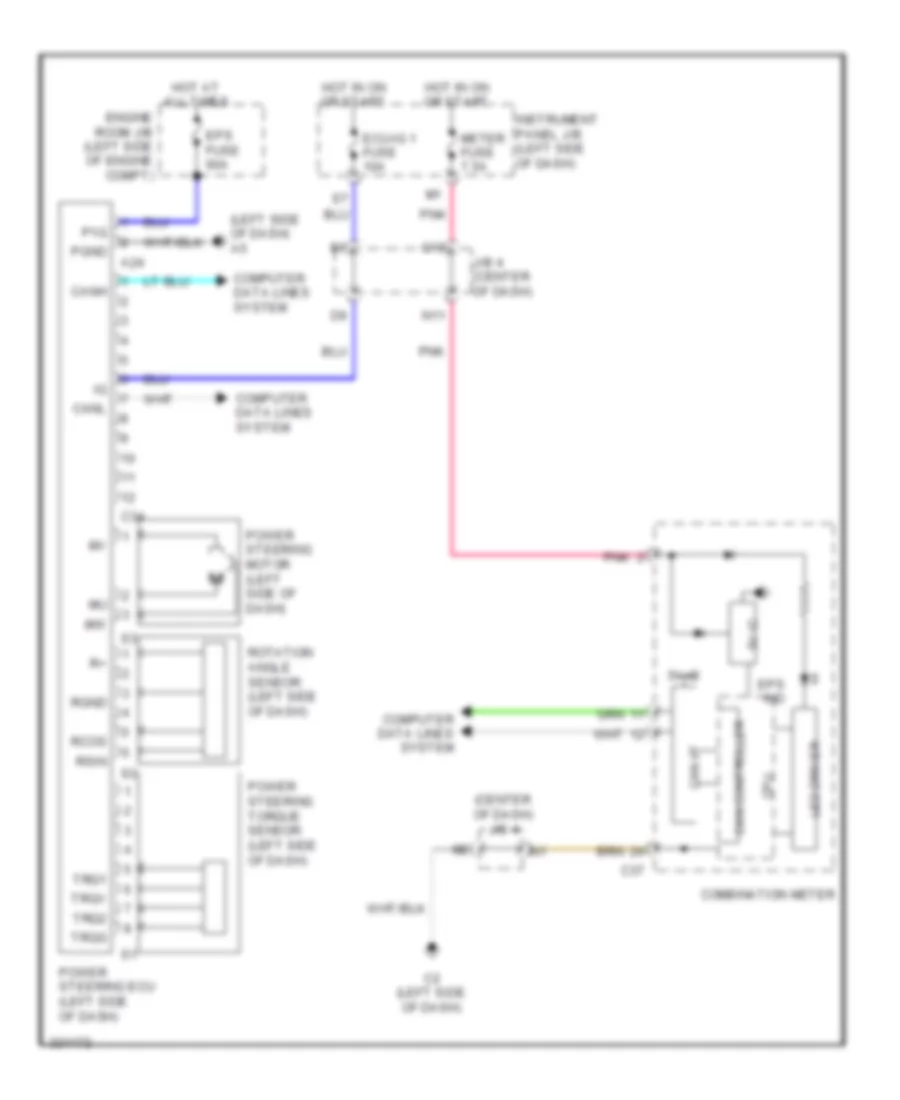Electronic Power Steering Wiring Diagram for Scion xB 2010