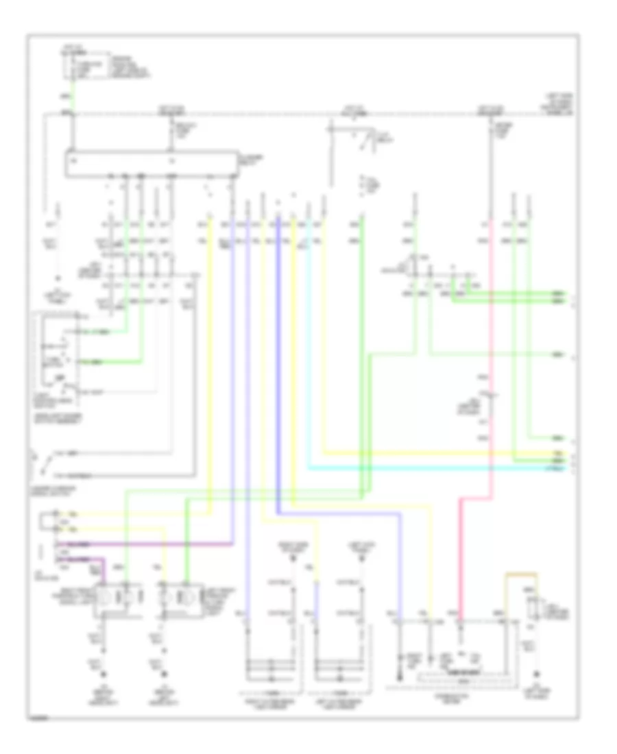 Exterior Lamps Wiring Diagram 1 of 2 for Scion xB 2010