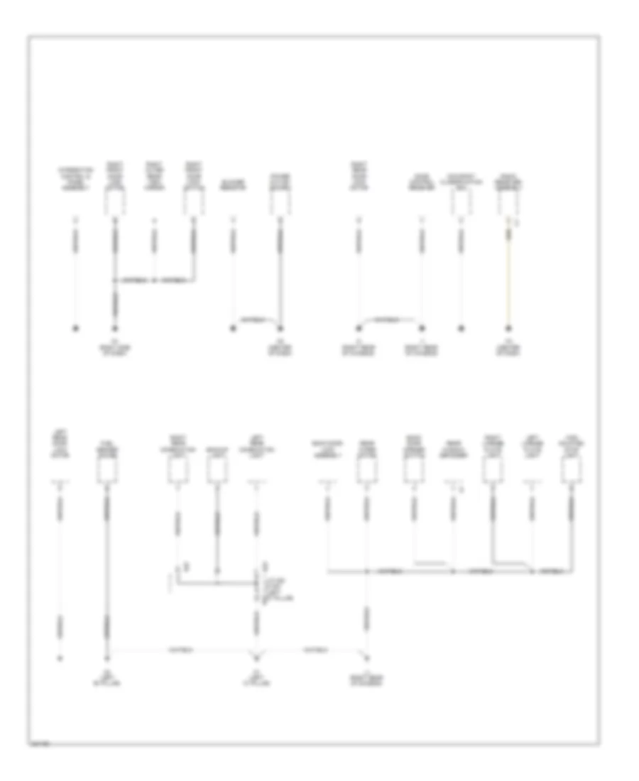 Ground Distribution Wiring Diagram (3 of 3) for Scion xB 2010