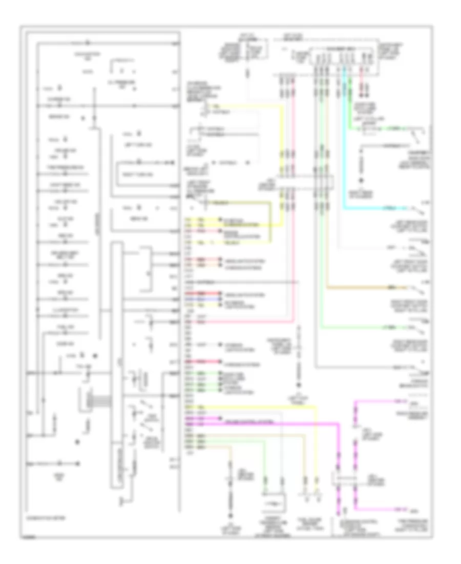 Instrument Cluster Wiring Diagram for Scion xB 2010