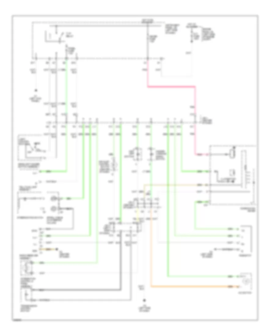 Instrument Illumination Wiring Diagram for Scion xB 2010