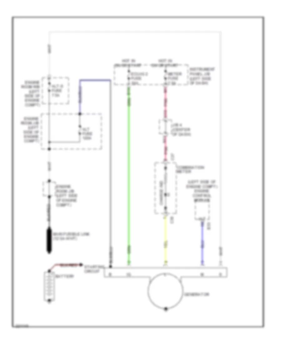 Charging Wiring Diagram for Scion xB 2010