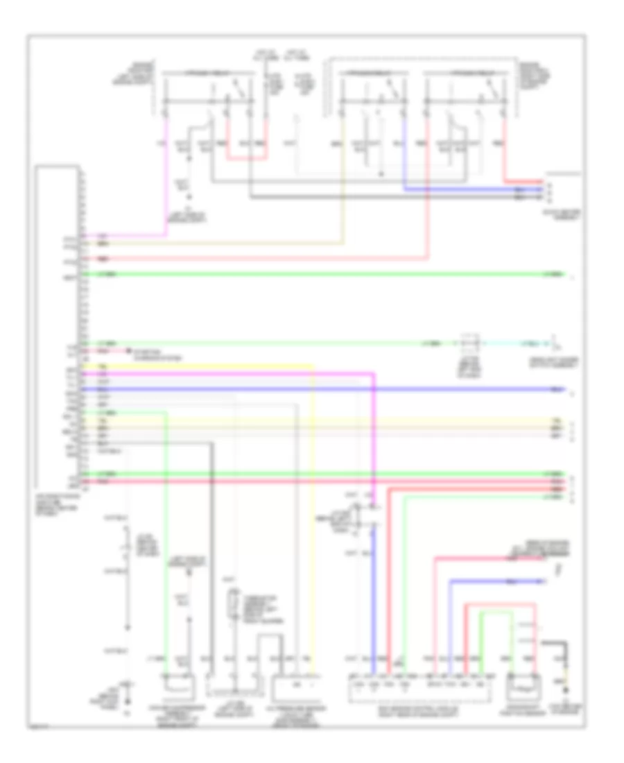 Manual A C Wiring Diagram 1 of 2 for Scion xD 2010