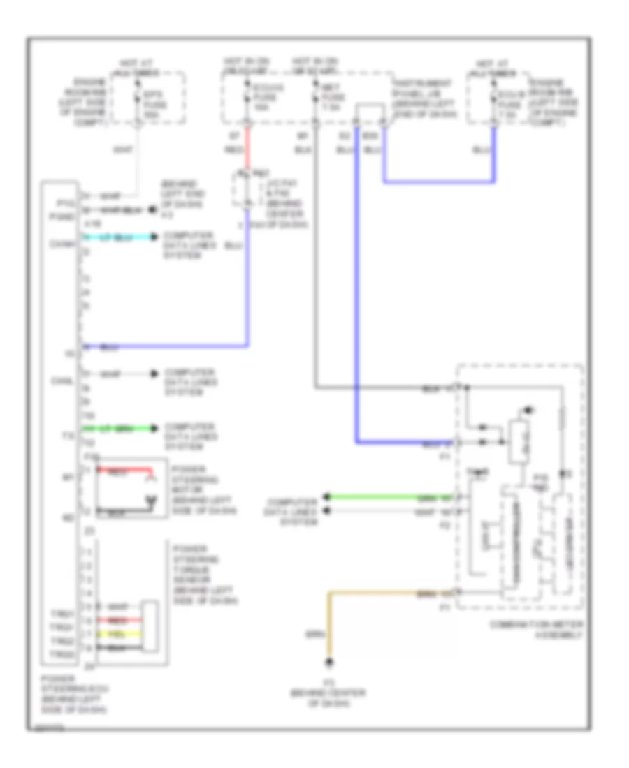 Electronic Power Steering Wiring Diagram for Scion xD 2010