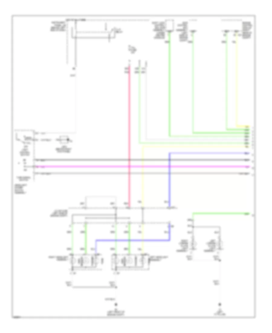 Exterior Lamps Wiring Diagram 1 of 2 for Scion xD 2010