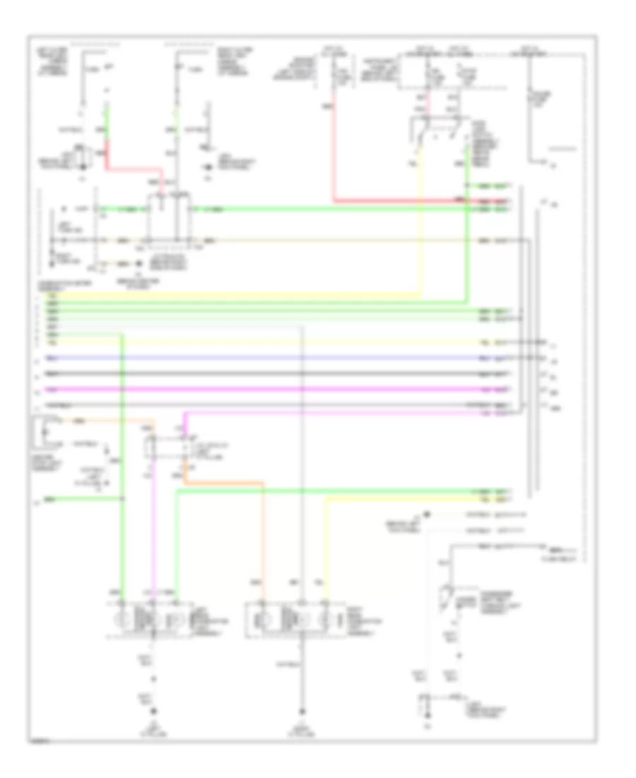 Exterior Lamps Wiring Diagram 2 of 2 for Scion xD 2010