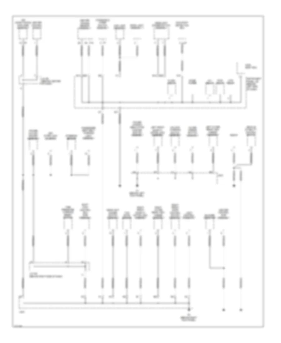 Ground Distribution Wiring Diagram (3 of 3) for Scion xD 2010