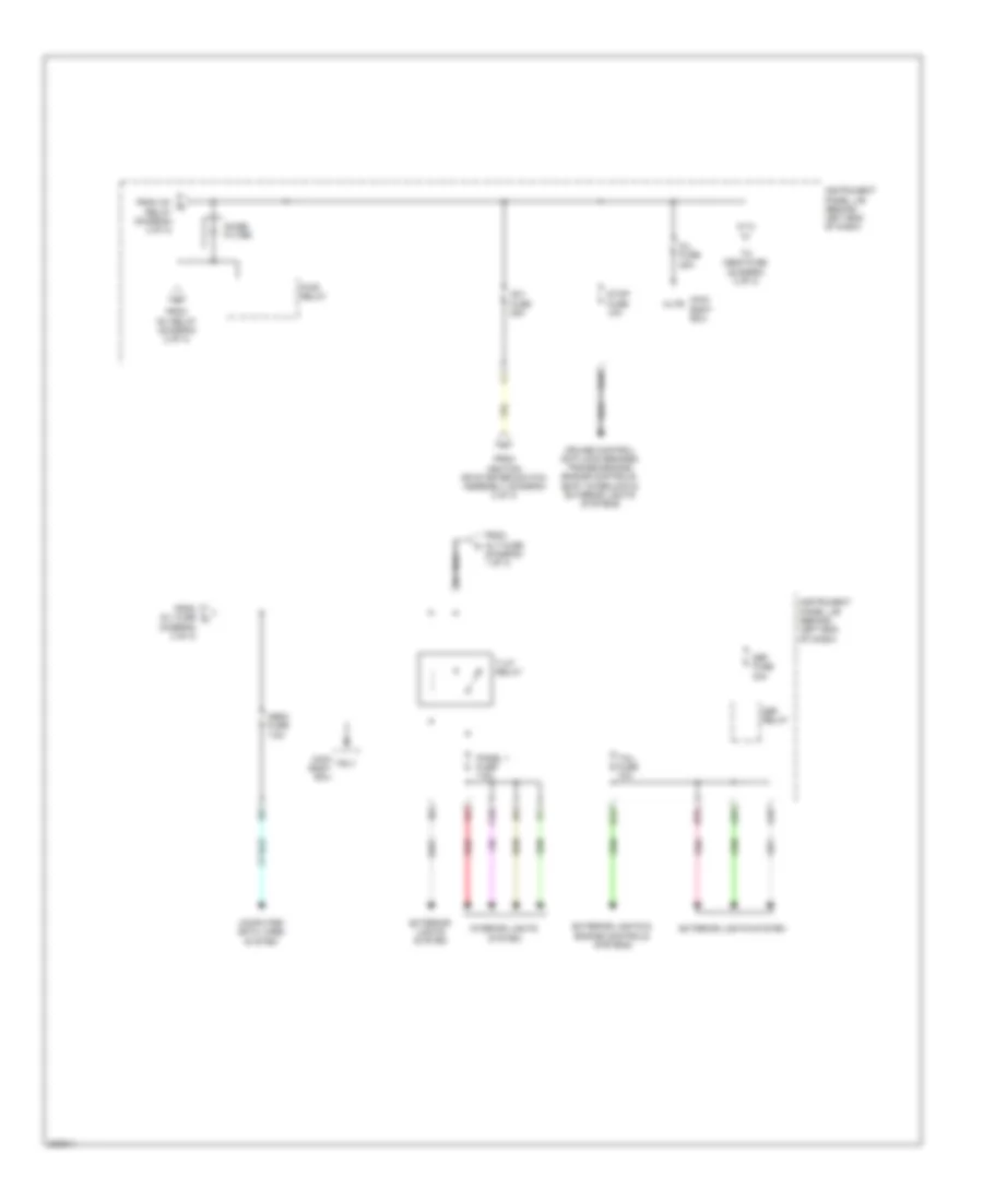 Power Distribution Wiring Diagram (3 of 3) for Scion xD 2010