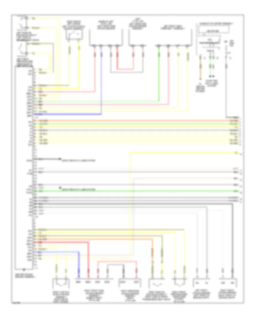Supplemental Restraints Wiring Diagram 1 of 2 for Scion xD 2010