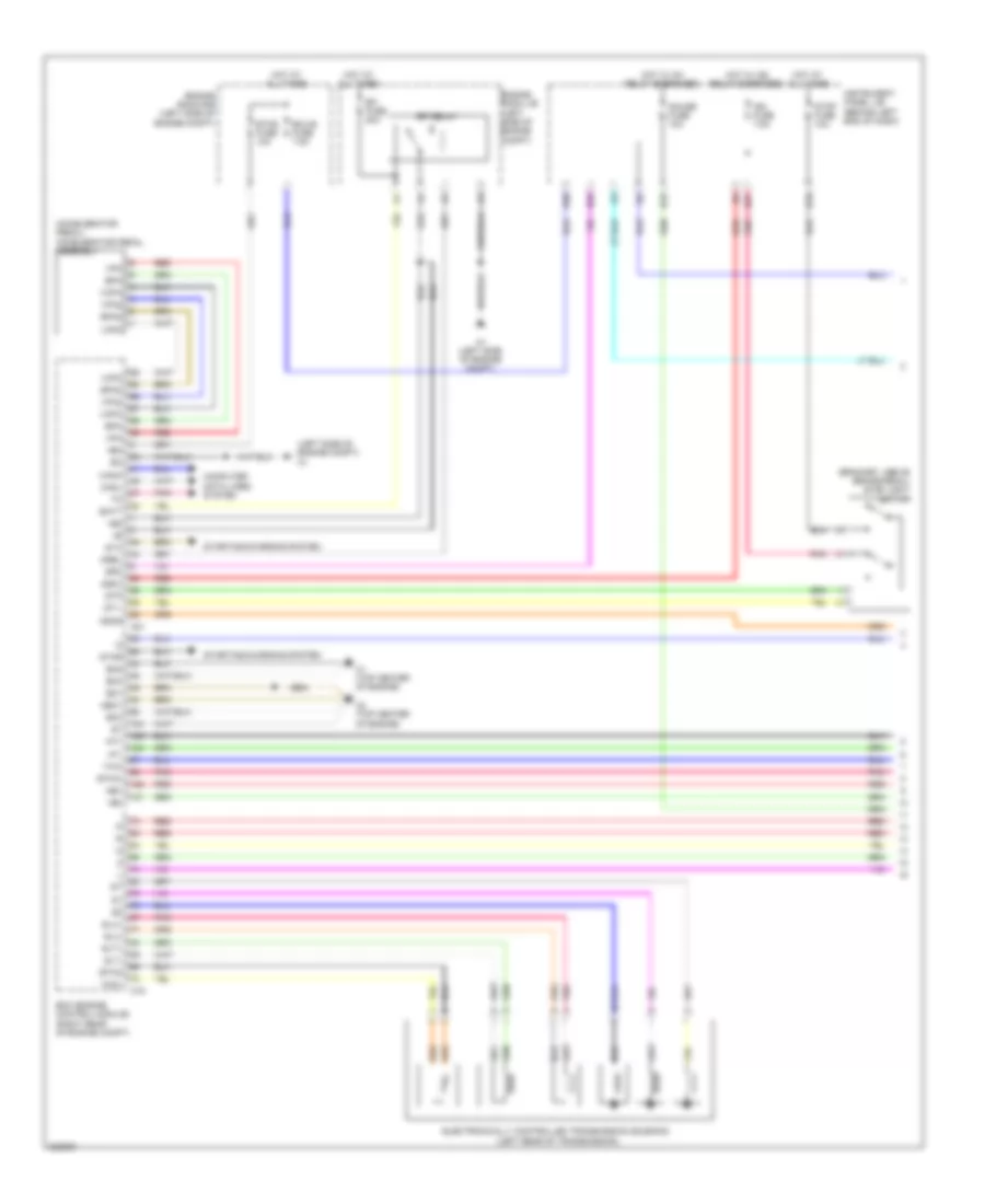 Transmission Wiring Diagram 1 of 2 for Scion xD 2010