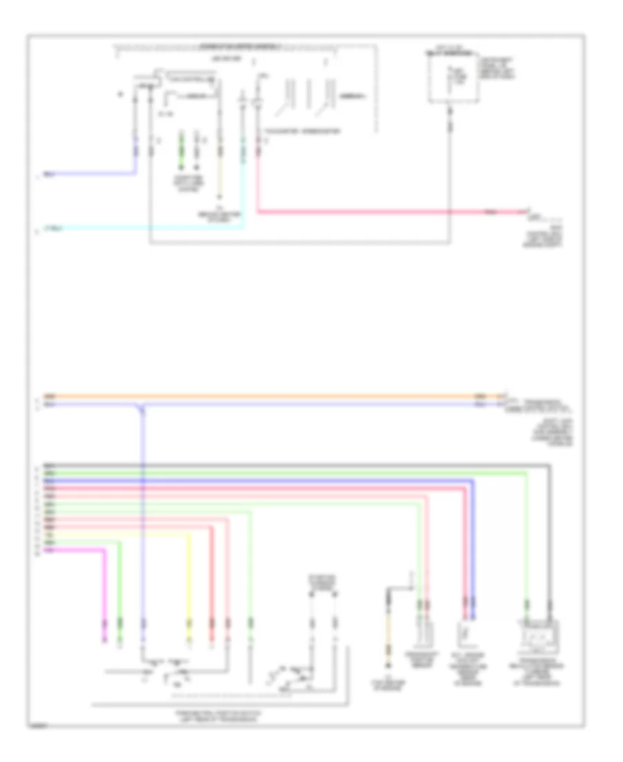 Transmission Wiring Diagram 2 of 2 for Scion xD 2010