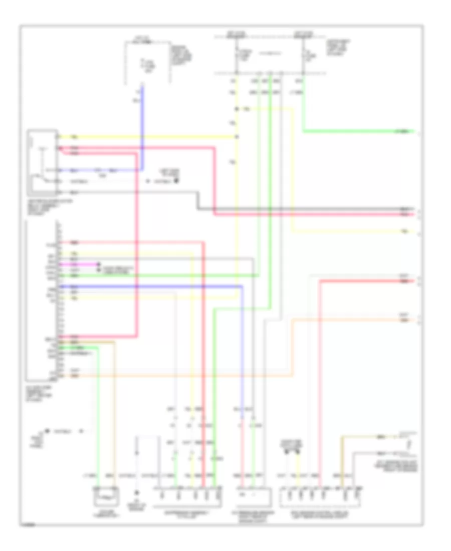 Manual AC Wiring Diagram (1 of 2) for Scion tC 2011
