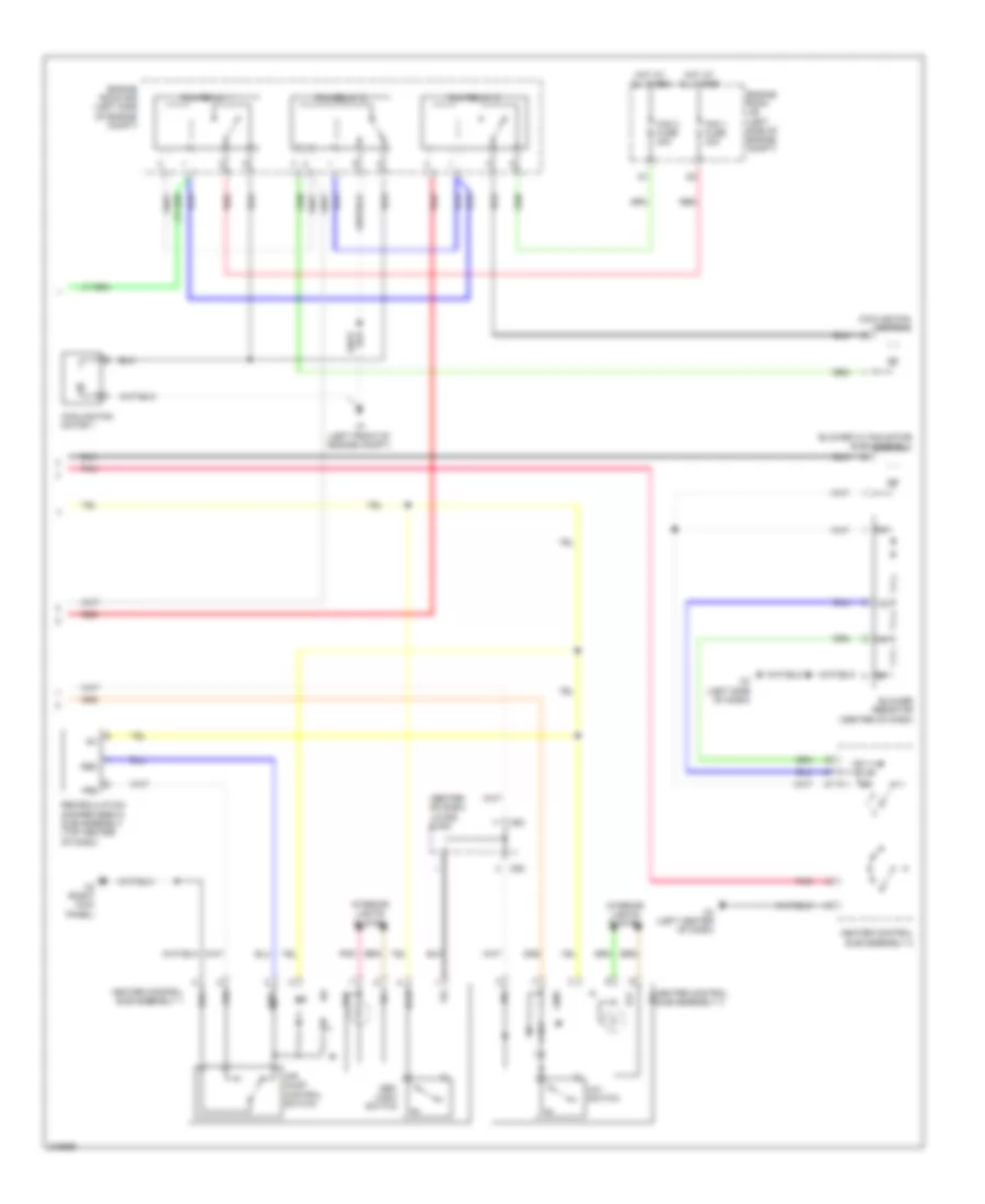 Manual A C Wiring Diagram 2 of 2 for Scion tC 2011