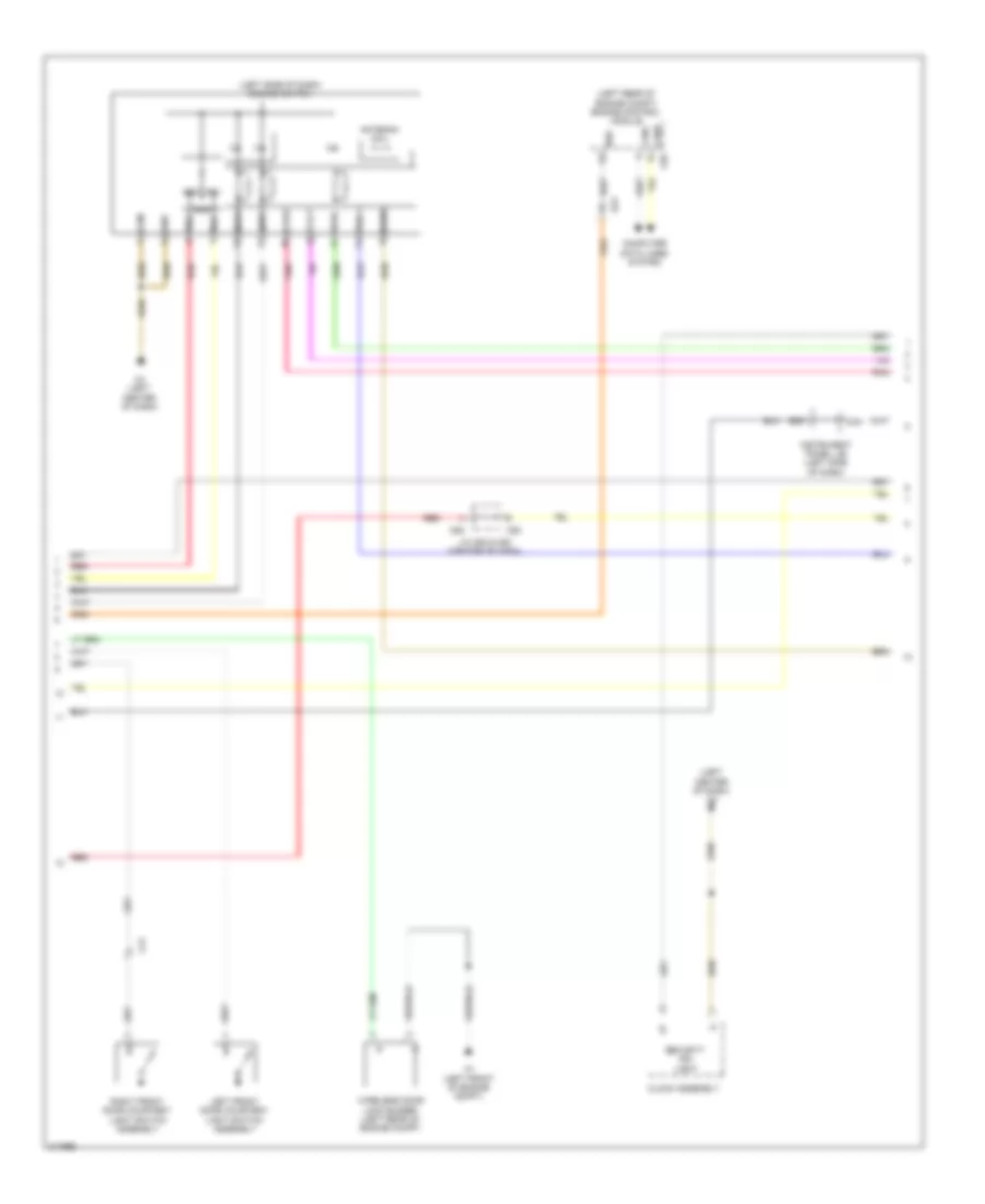 Forced Entry Wiring Diagram, with Smart Key System (3 of 4) for Scion tC 2011
