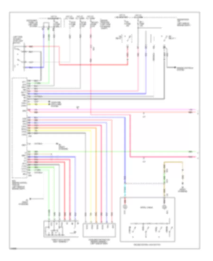 Cruise Control Wiring Diagram 1 of 2 for Scion tC 2011