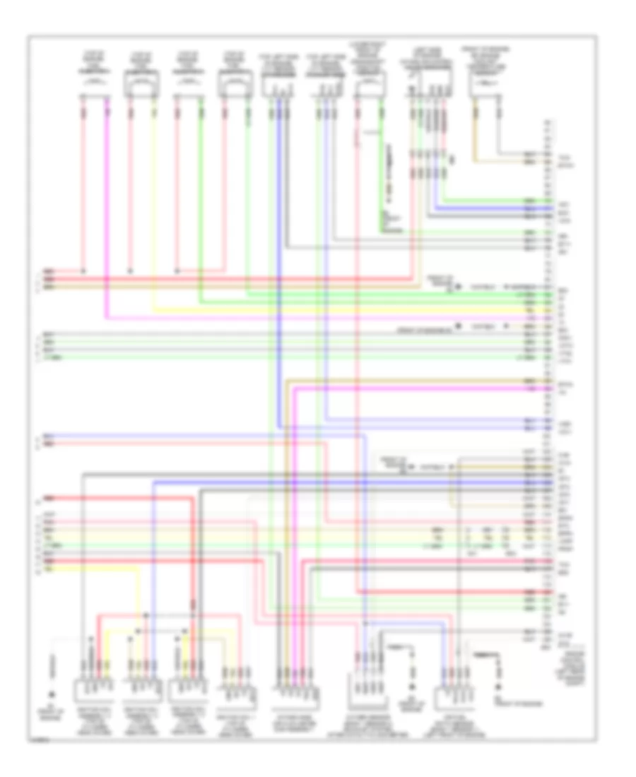 2.5L, Engine Performance Wiring Diagram (4 of 4) for Scion tC 2011
