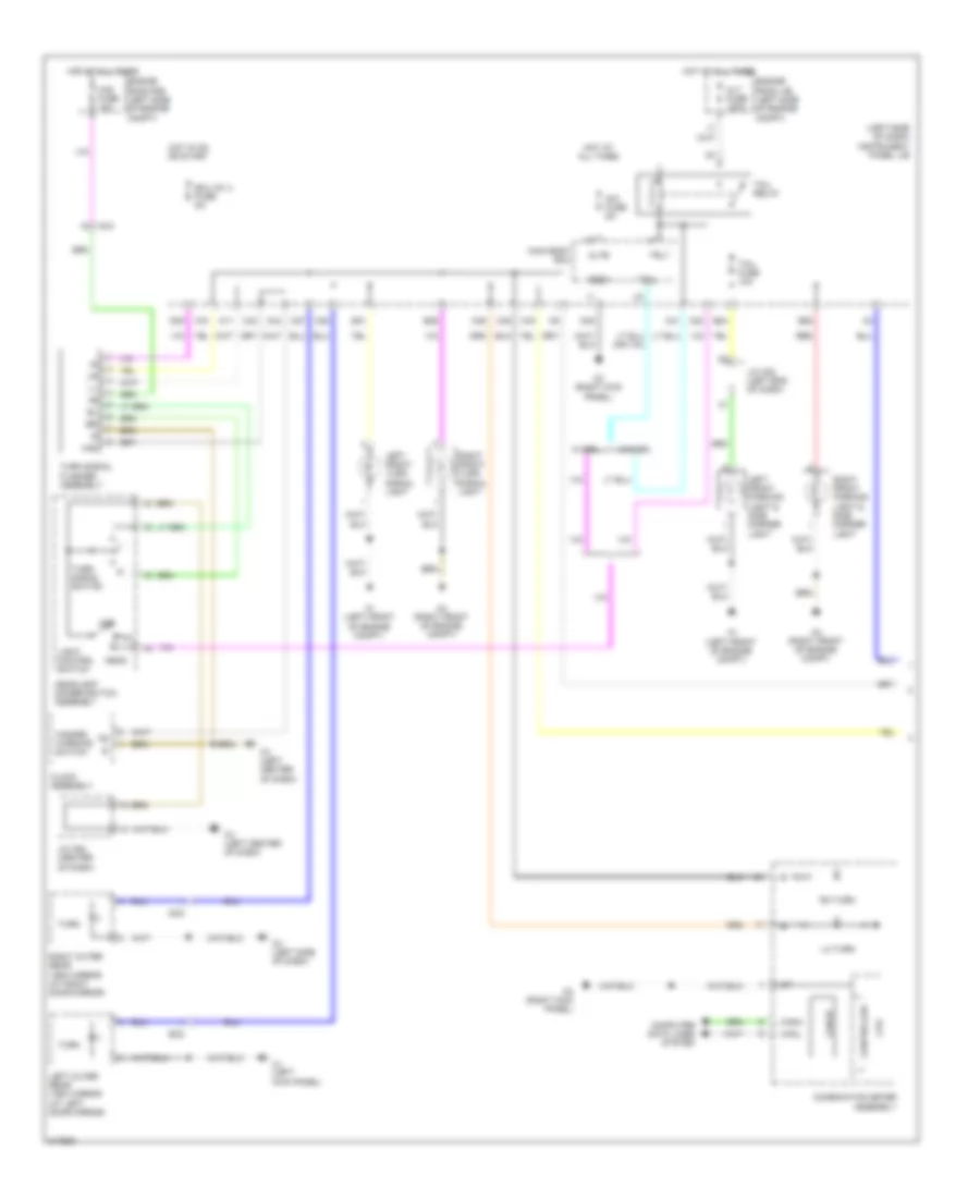 Exterior Lamps Wiring Diagram 1 of 2 for Scion tC 2011