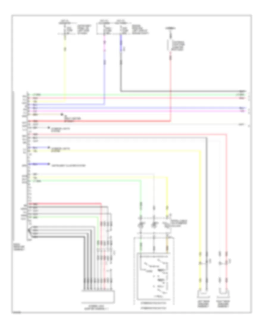 Radio Wiring Diagram 1 of 2 for Scion tC 2011