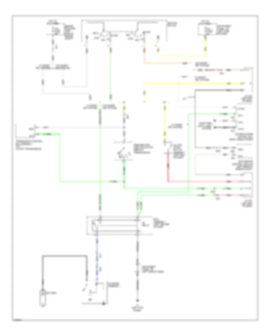 Starting Wiring Diagram for Scion tC 2011