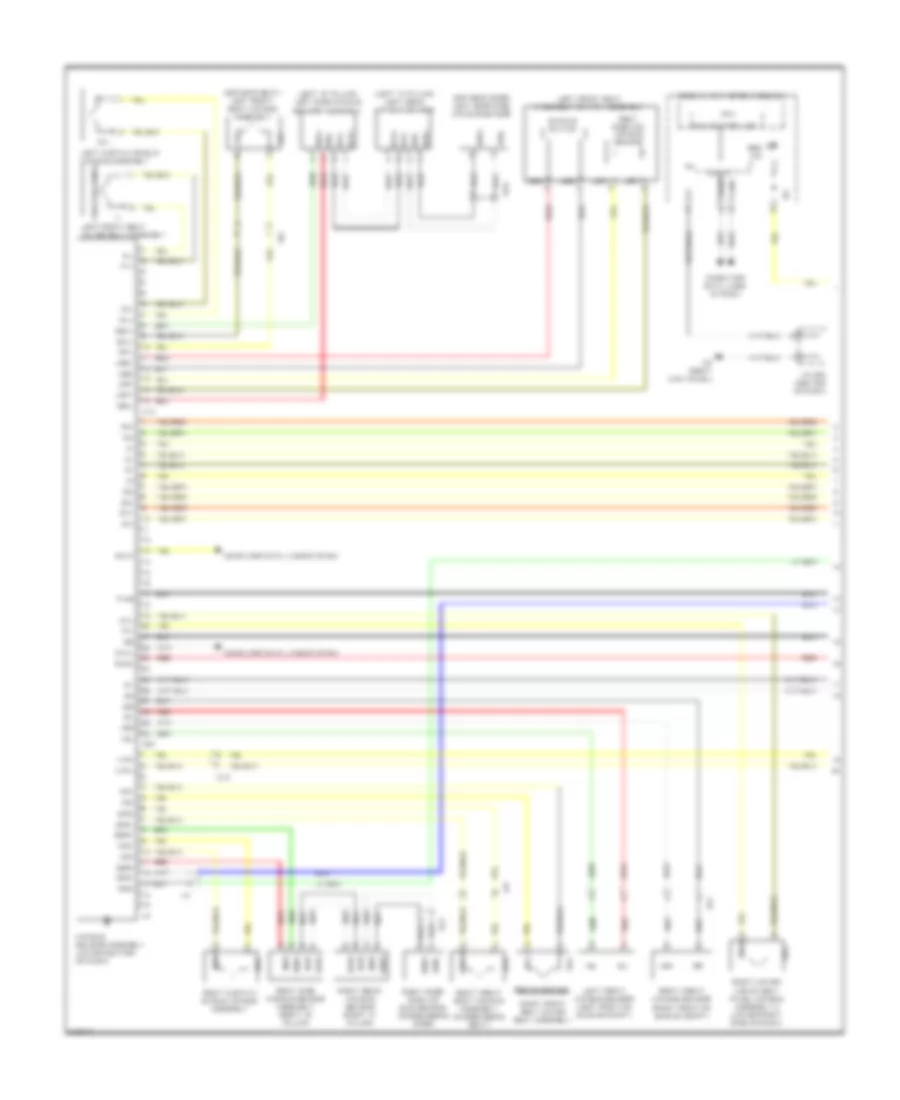 Supplemental Restraints Wiring Diagram 1 of 2 for Scion tC 2011