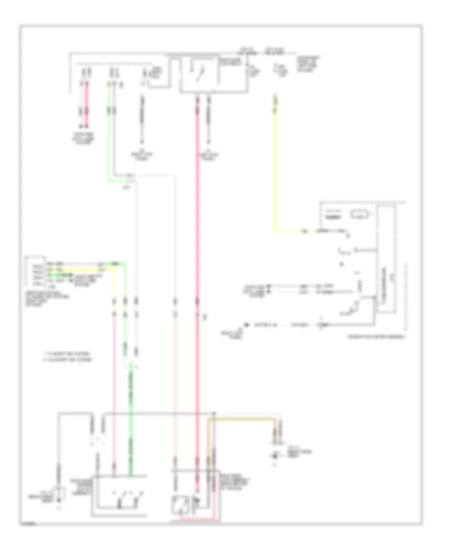Back Door Opener Wiring Diagram for Scion tC 2011