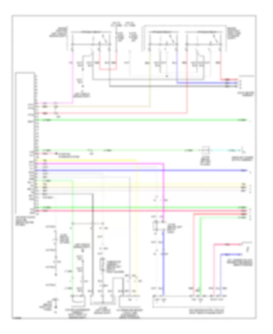 Manual A C Wiring Diagram 1 of 2 for Scion xD 2011