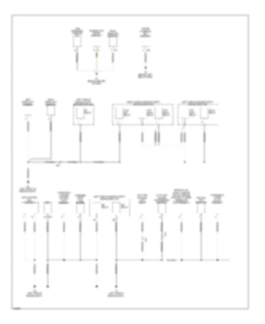 Ground Distribution Wiring Diagram (2 of 3) for Scion xD 2011