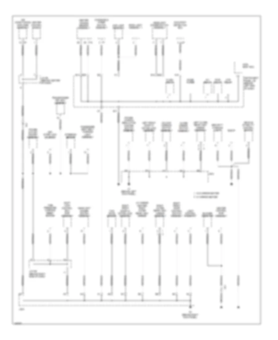 Ground Distribution Wiring Diagram 3 of 3 for Scion xD 2011