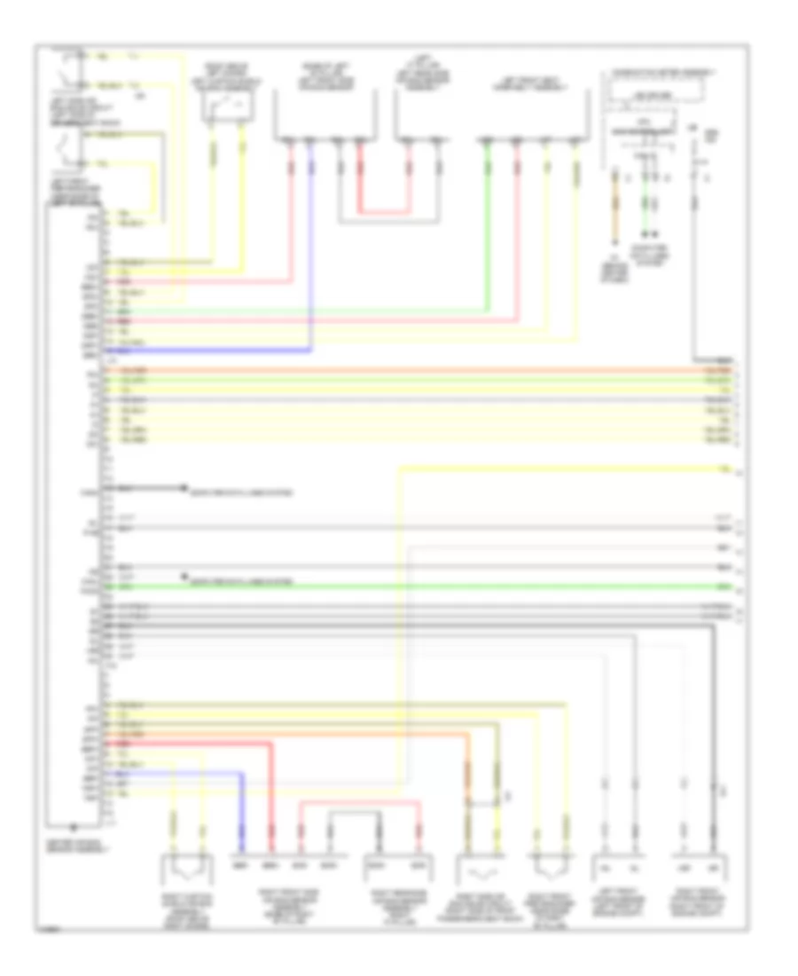 Supplemental Restraints Wiring Diagram 1 of 2 for Scion xD 2011