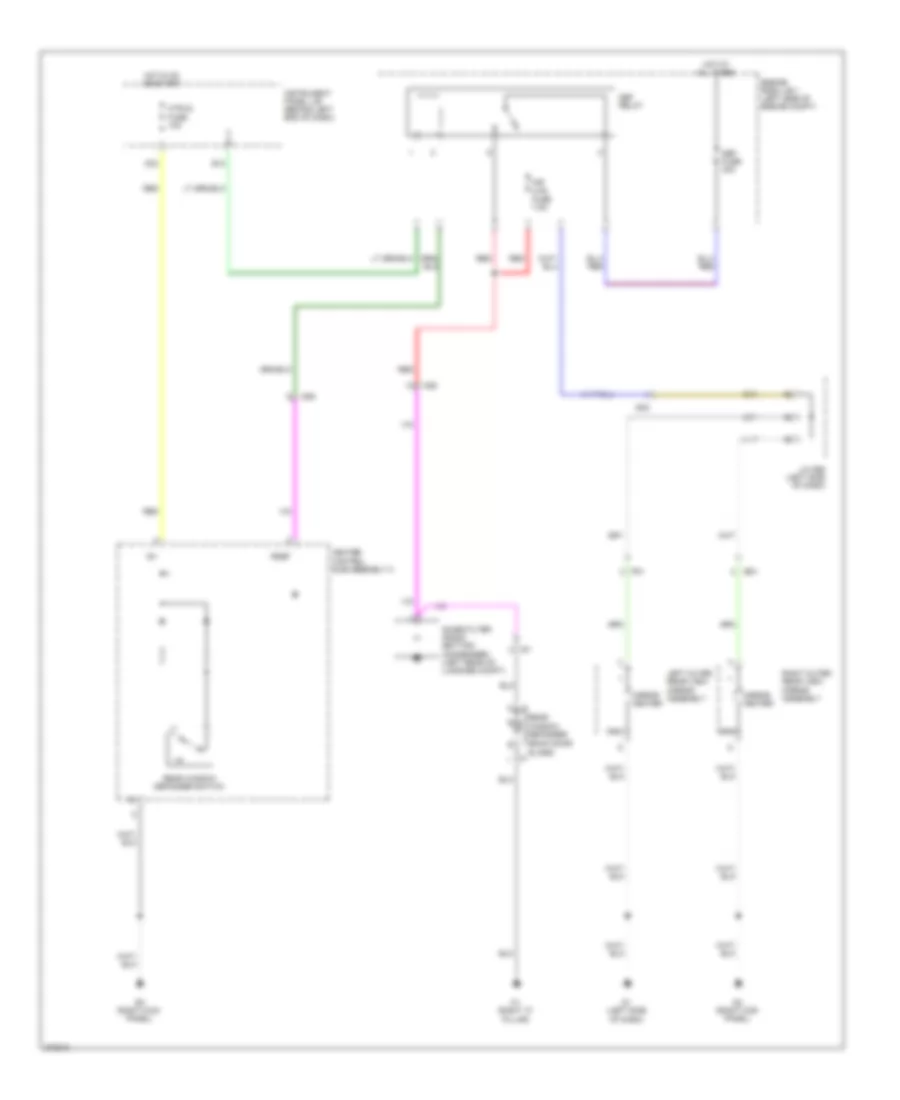 Defoggers Wiring Diagram for Scion iQ 2012