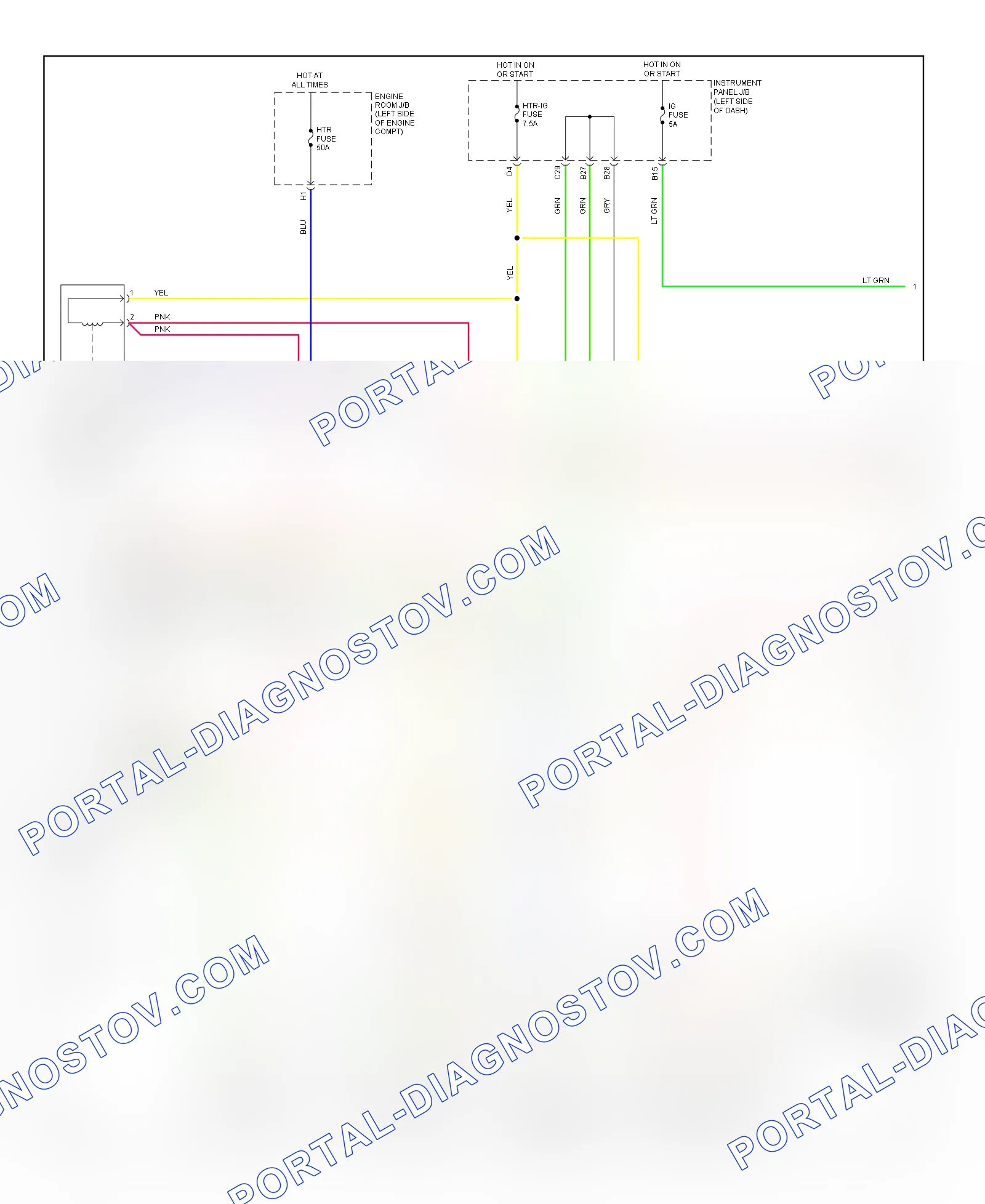 Air Conditioning Wiring Diagram 1 of 2 for Scion tC 2012