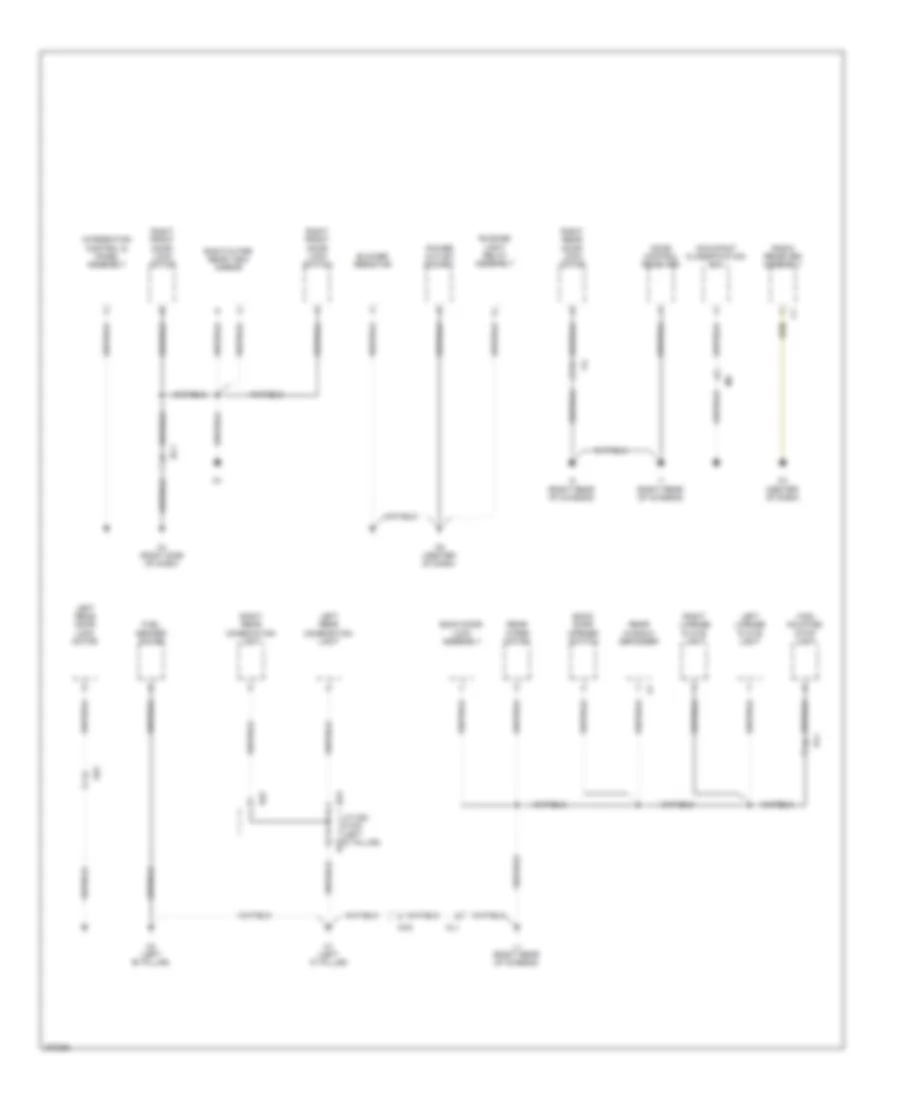 Ground Distribution Wiring Diagram (3 of 3) for Scion xB 2012