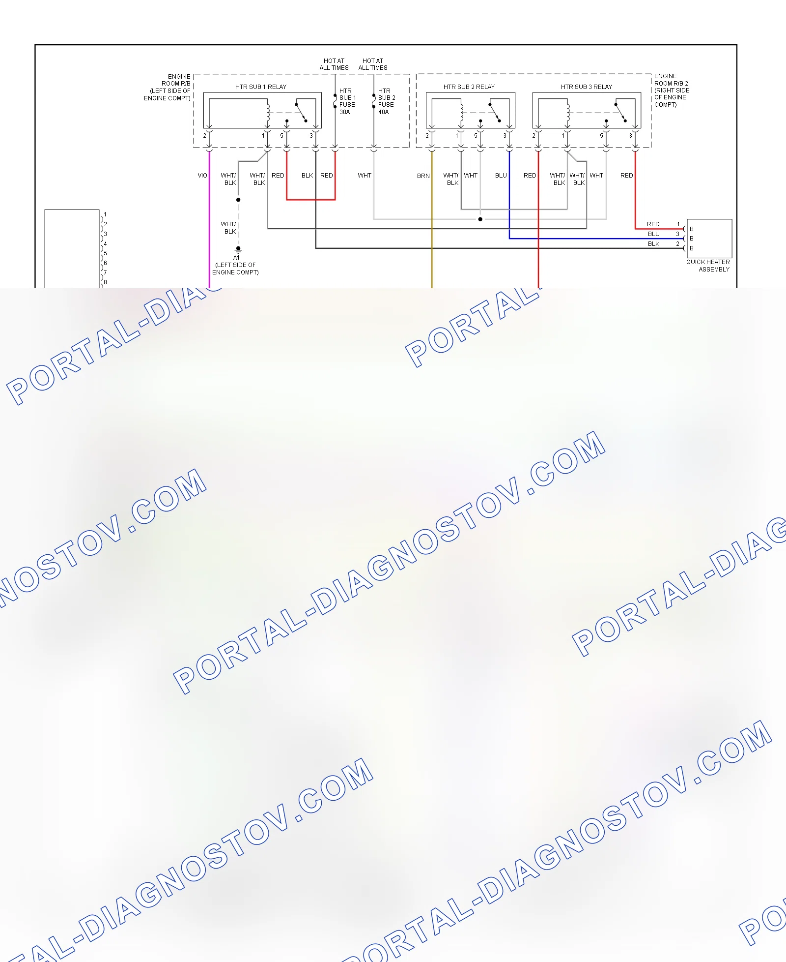 Air Conditioning Wiring Diagram 1 of 2 for Scion xD 2012
