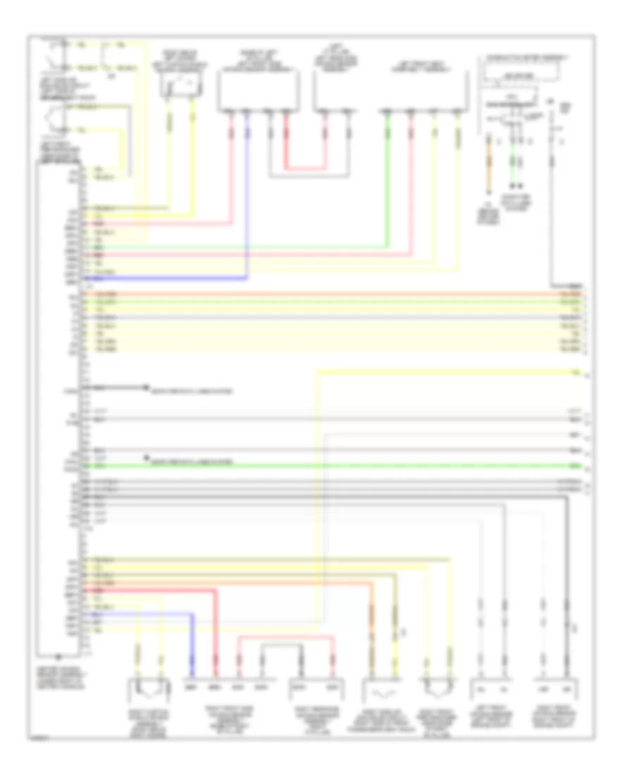 Supplemental Restraints Wiring Diagram 1 of 2 for Scion xD 2012