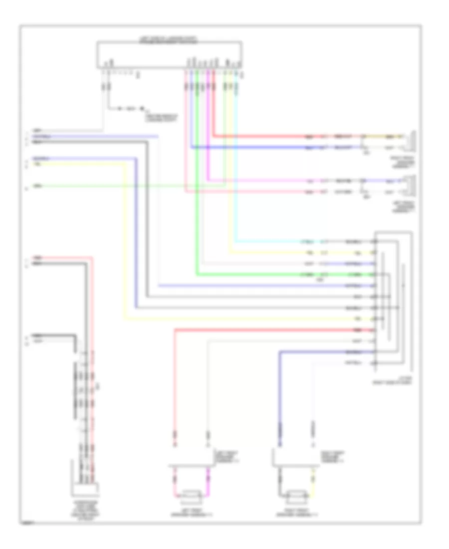 Radio Wiring Diagram (2 of 2) for Scion FR-S 2013