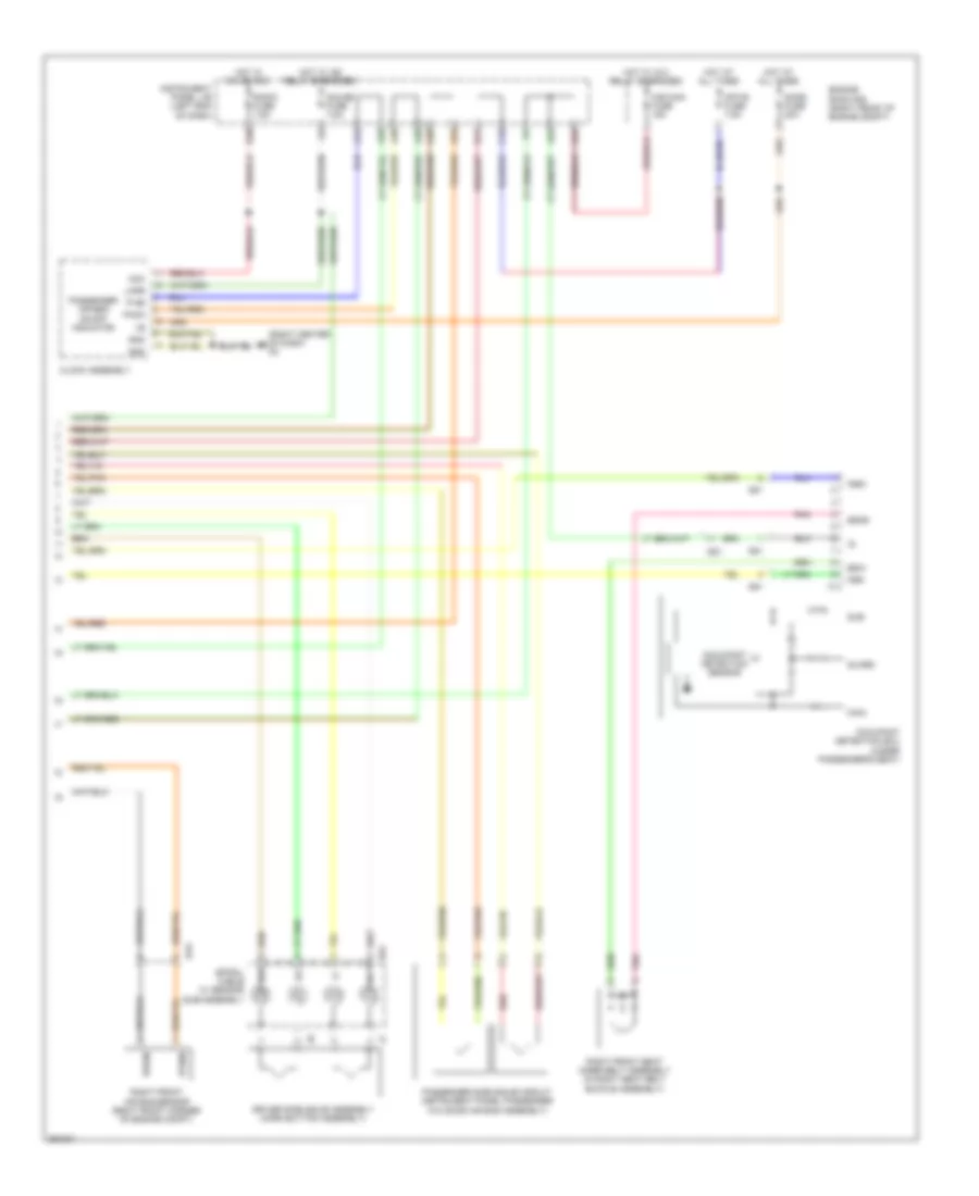 Supplemental Restraints Wiring Diagram (2 of 2) for Scion FR-S 2013