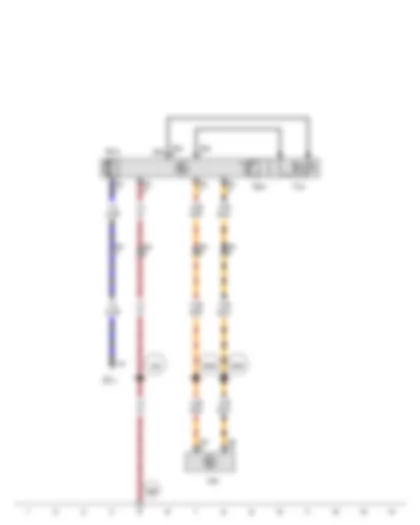 Wiring Diagram  SEAT ALHAMBRA 2013 - Oil pressure and oil temperature sender - All-wheel drive control unit - Coupling opening control valve - Haldex coupling pump