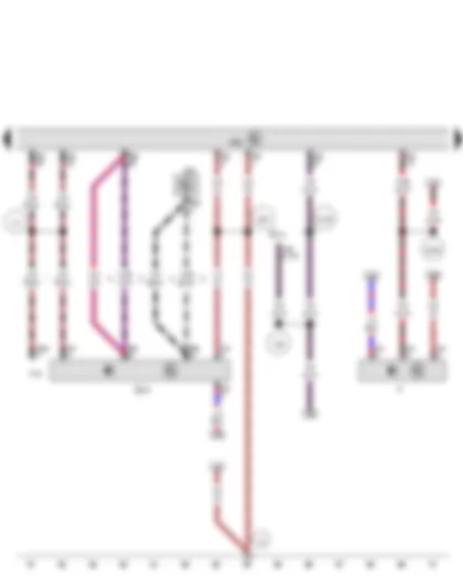 Wiring Diagram  SEAT ALHAMBRA 2015 - Clutch position sender - Engine control unit