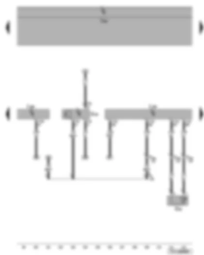 Wiring Diagram  SEAT ALHAMBRA 2005 - Coolant temperature sender - high pressure sender - radiator fan control unit