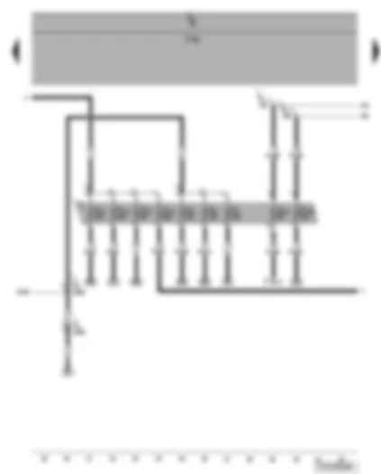 Wiring Diagram  SEAT ALHAMBRA 2008 - Voltage supply - fuses