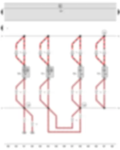 Wiring Diagram  SEAT ALHAMBRA 2004 - Rear right reading light - Front passenger side illuminated vanity mirror - Driver side illuminated vanity mirror - Right centre reading light