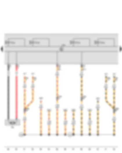 Wiring Diagram  SEAT ALHAMBRA 2003 - ABS control unit - ABS hydraulic pump