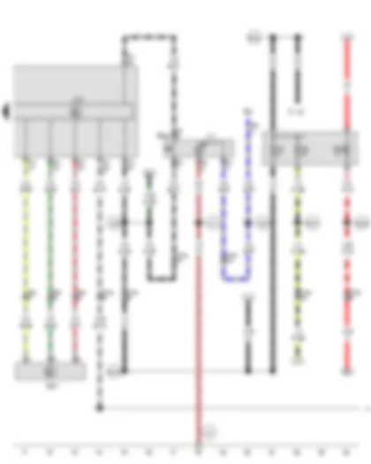 Wiring Diagram  SEAT ALHAMBRA 2003 - TCS and ESP button - Longitudinal acceleration sender - ABS control unit