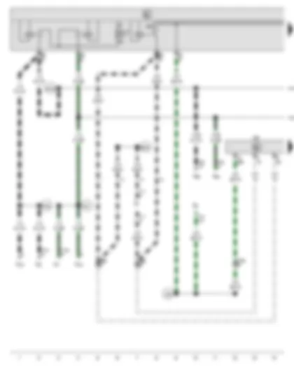 Wiring Diagram  SEAT ALHAMBRA 2001 - Alarm system control unit